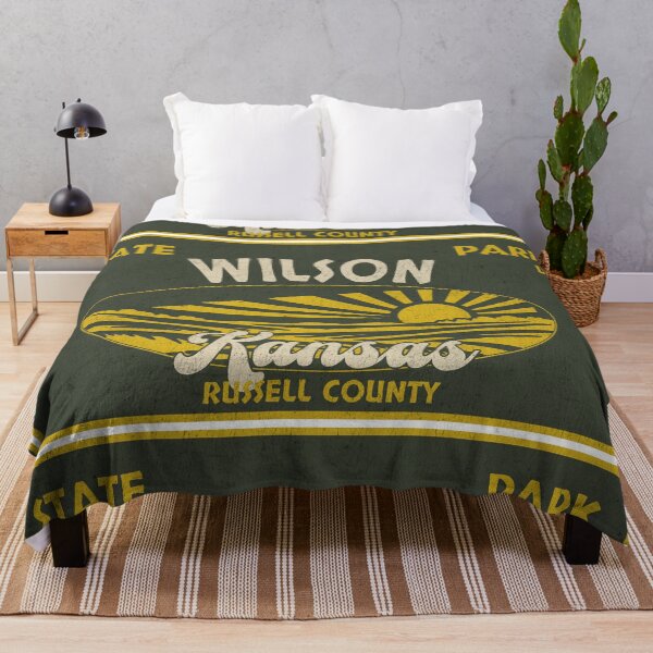 Item preview, Wilson State Park, Russell County, Kansas, badge design designed and sold by Wanderful-roads.