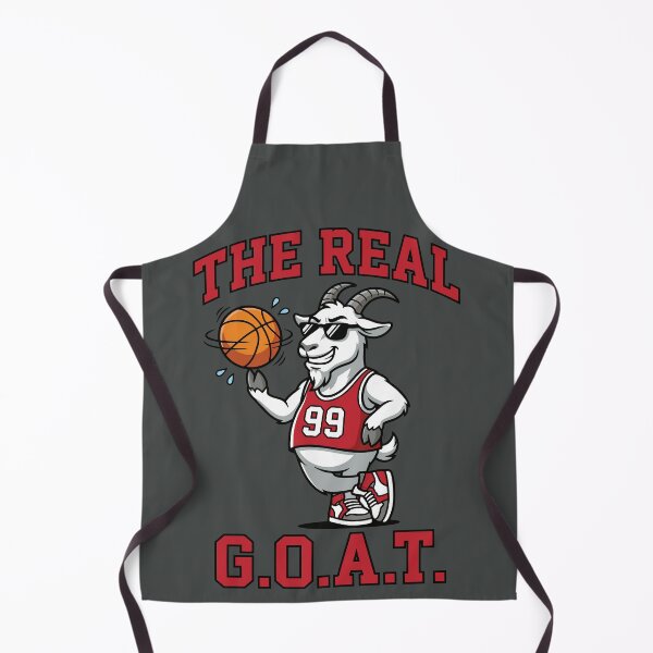 Item preview, The Real G.O.A.T. - Funny Basketball Mascot designed and sold by DigitalGlade.