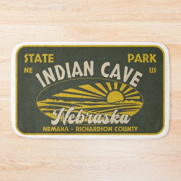 Item preview, Indian Cave State Park, Nemaha - Richardson County, Nebraska, badge design designed and sold by Wanderful-roads.