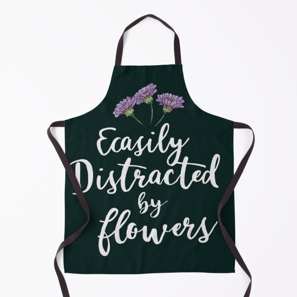 Item preview, Easily Distracted By Flowers Cute Gardening Floral Quote designed and sold by PACS0011.