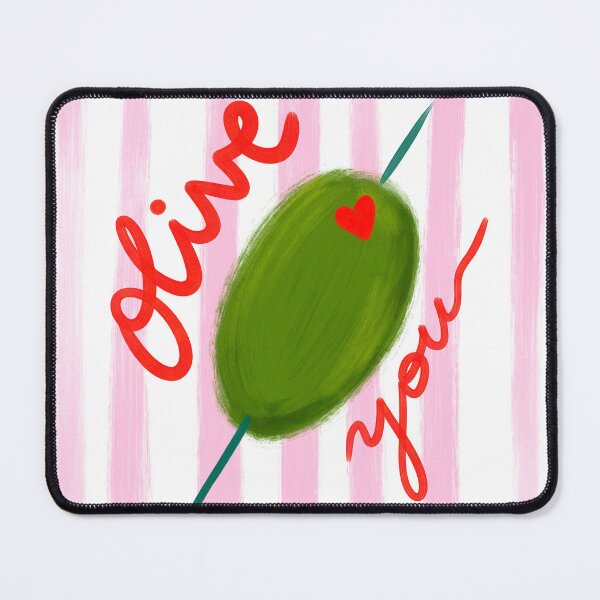 Item preview, Olive You Botanical Pun - Vintage Hand-Drawn Style designed and sold by DafneDStudio.