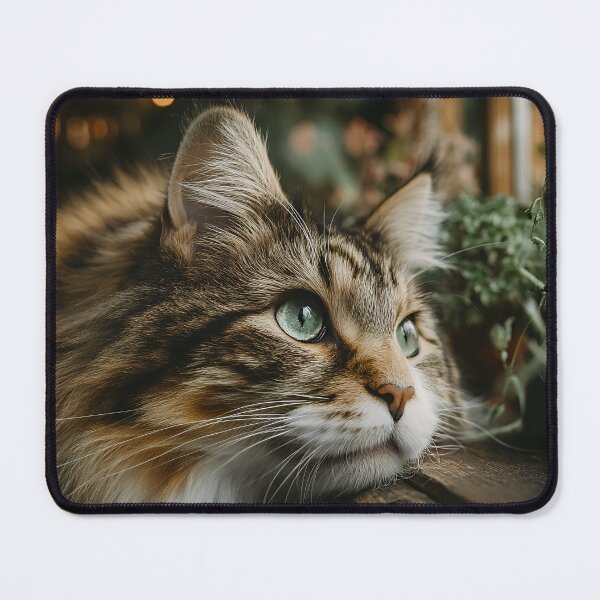 Item preview, Peaceful Maine Coon Cat Close-Up Portrait designed and sold by EK-World.