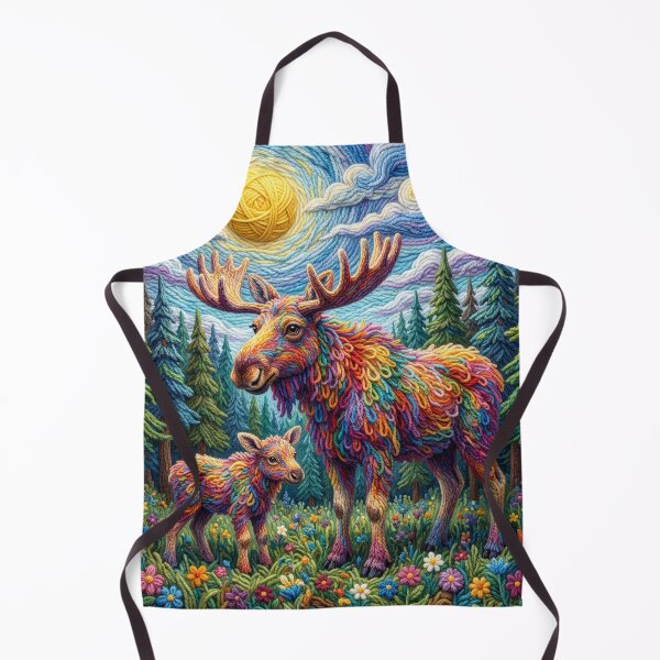 Item preview, Yarn Moose and Yarn Calf designed and sold by Tridentulus.