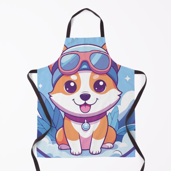 Item preview, Cute Kawaii Dog with Snow Goggles Illustration designed and sold by BestChoiceService.