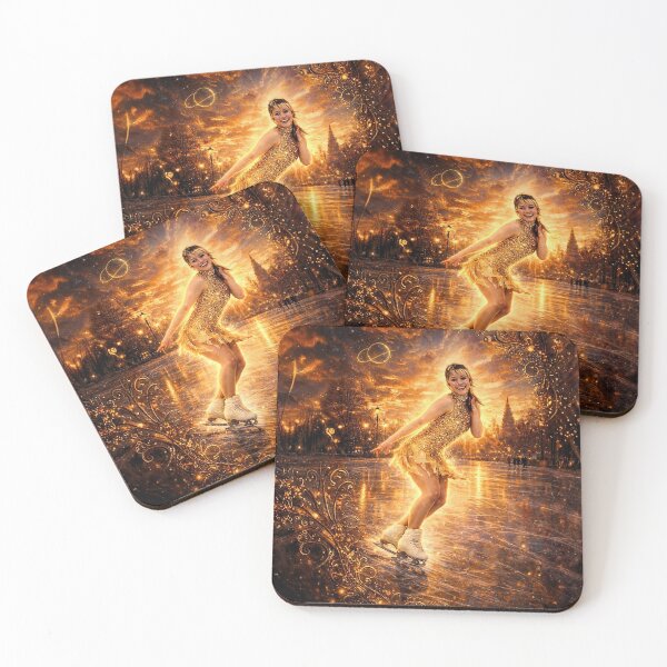 Item preview, Elegant Figure Skater Sunset Design - Alysa Liu  designed and sold by origin-arthouse.
