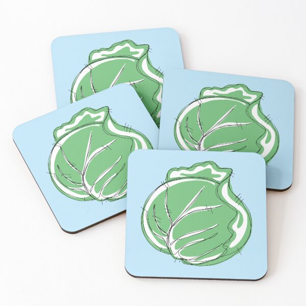 Item preview, Cabbage With blue background  designed and sold by missmann.