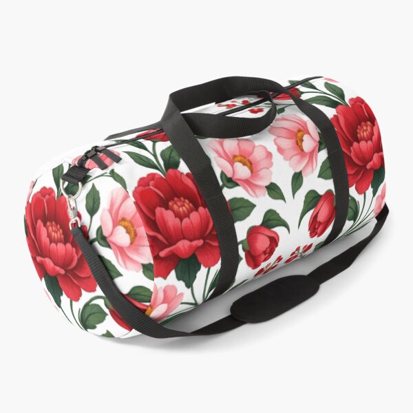 Item preview, Elegant Floral Pattern Symmetric Red Flower Decorative Design designed and sold by PunchDrop.