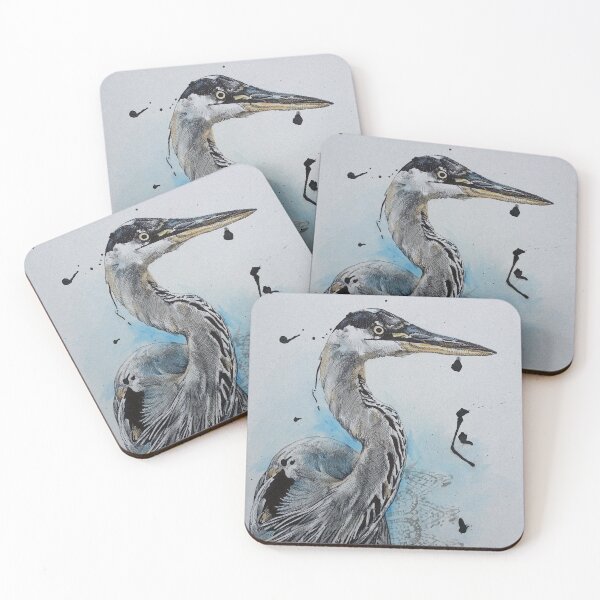 Item preview, Expressive Bird Drawing designed and sold by Handmade By StephArt.