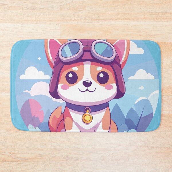 Item preview, Cute Kawaii Aviator Dog with Pilot Goggles designed and sold by BestChoiceService.