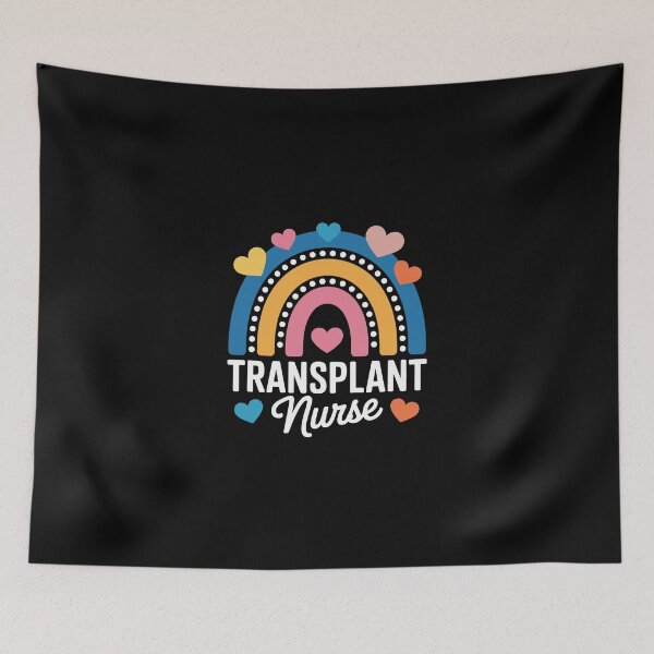 Item preview, Transplant Nurse Rainbow Design designed and sold by jkrphoto.