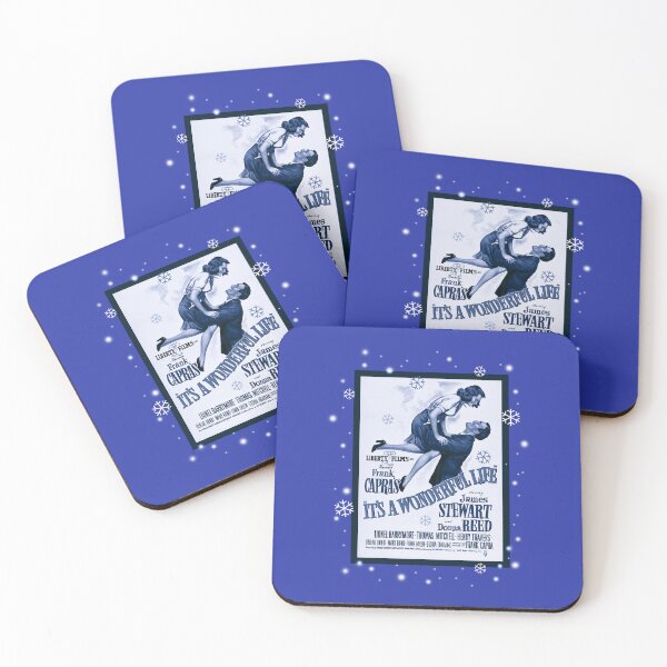 Item preview, It's A Wonderful Life Festive Blue designed and sold by Normbot2000.