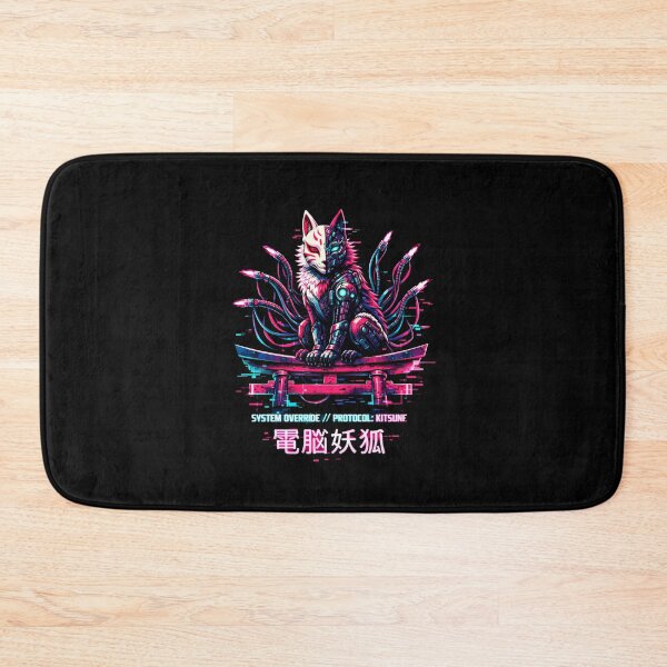 Item preview, Cyberpunk Kitsune Fox Glitch Art designed and sold by WildBoysShop.