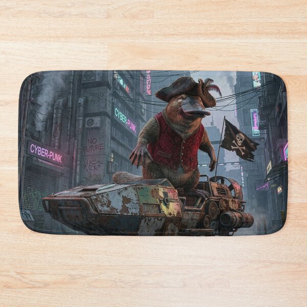 Item preview, Platypus Pirate in a Dystopian Future designed and sold by Tridentulus.
