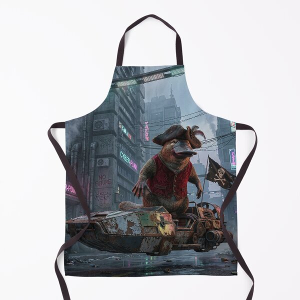 Item preview, Platypus Pirate in a Dystopian Future designed and sold by Tridentulus.