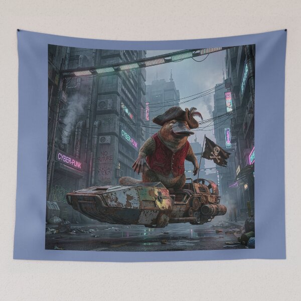 Item preview, Platypus Pirate in a Dystopian Future designed and sold by Tridentulus.