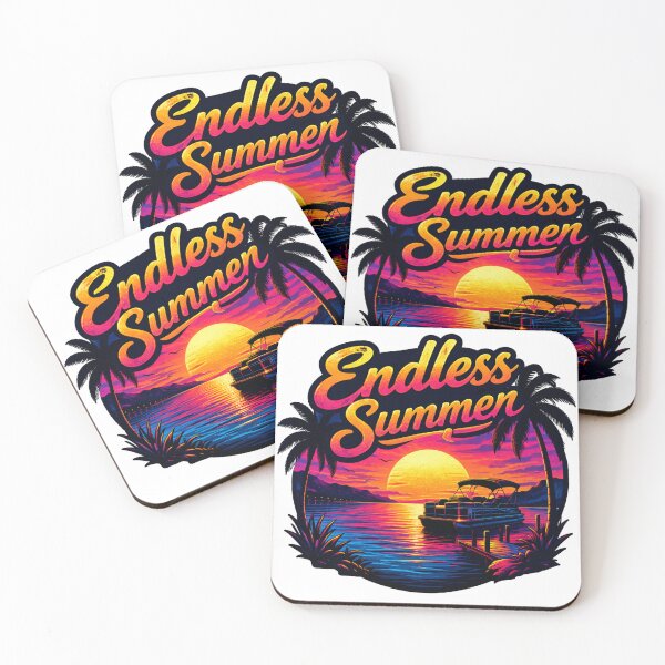 Item preview, Endless Summer Lake Life Retro Sunset Pontoon Vibes designed and sold by CrazyGirlllc.