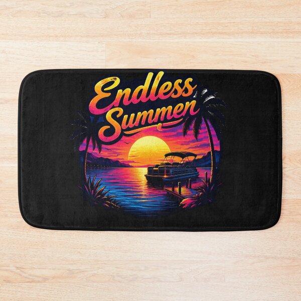 Item preview, Endless Summer Lake Life Retro Sunset Pontoon Vibes designed and sold by CrazyGirlllc.