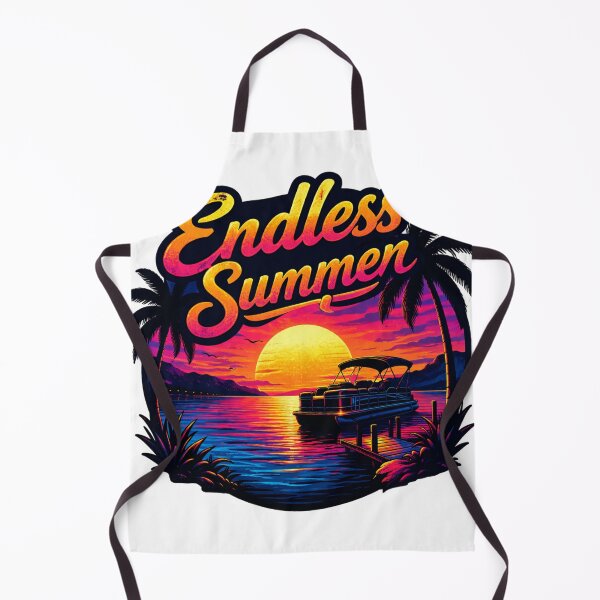 Item preview, Endless Summer Lake Life Retro Sunset Pontoon Vibes designed and sold by CrazyGirlllc.
