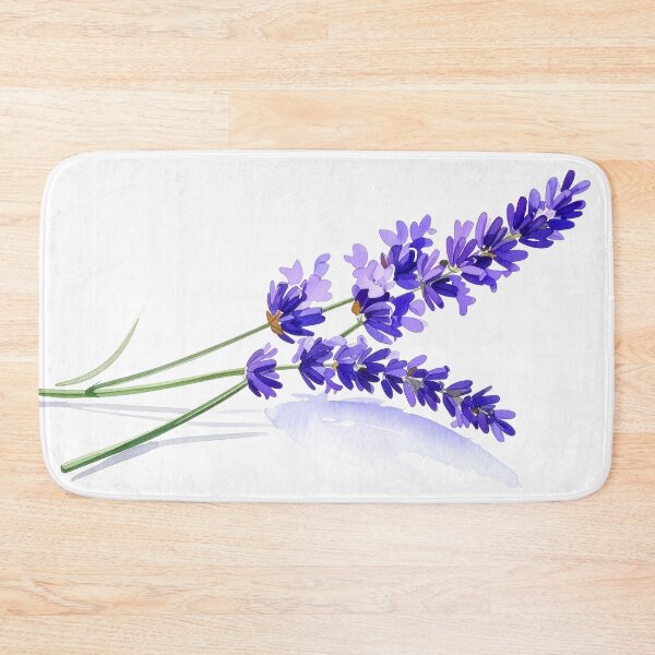 Item preview, Lavender Sprig Watercolor Botanical Illustration designed and sold by Rutvain.