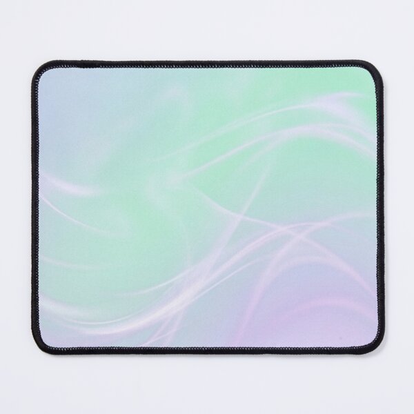Item preview, Pastel Iridescent Dream Waves Abstract Neon Light Mint Purple designed and sold by Kate1art.