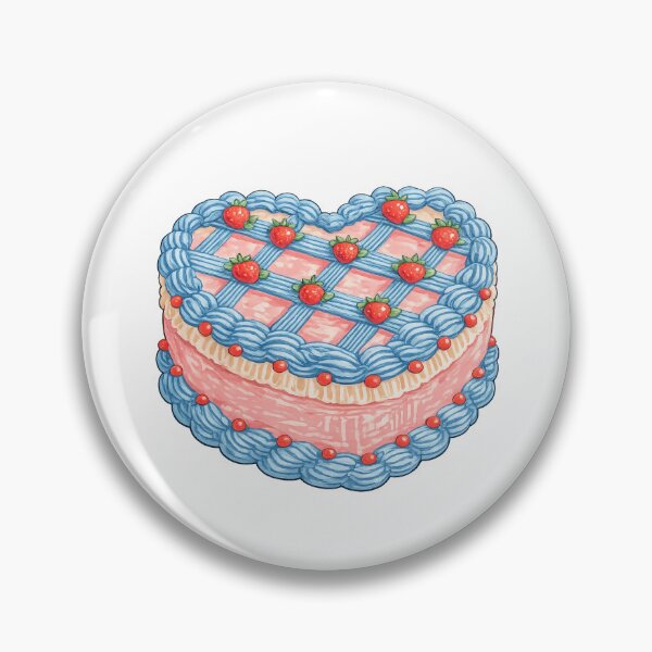 Item preview, Soft Aesthetic Strawberry Lattice Buttercream Cake designed and sold by scicilysimonee.
