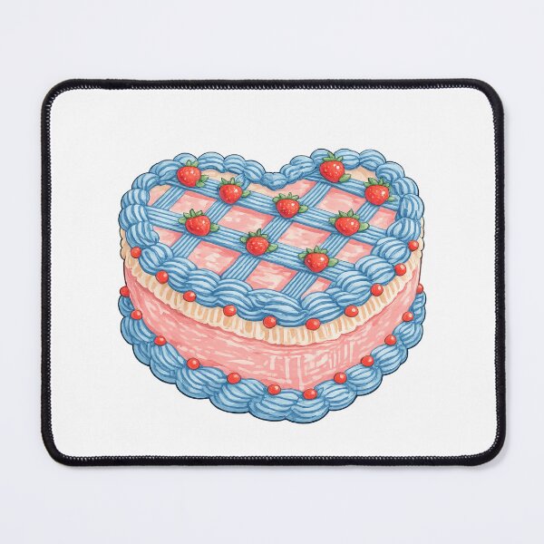 Item preview, Soft Aesthetic Strawberry Lattice Buttercream Cake designed and sold by scicilysimonee.