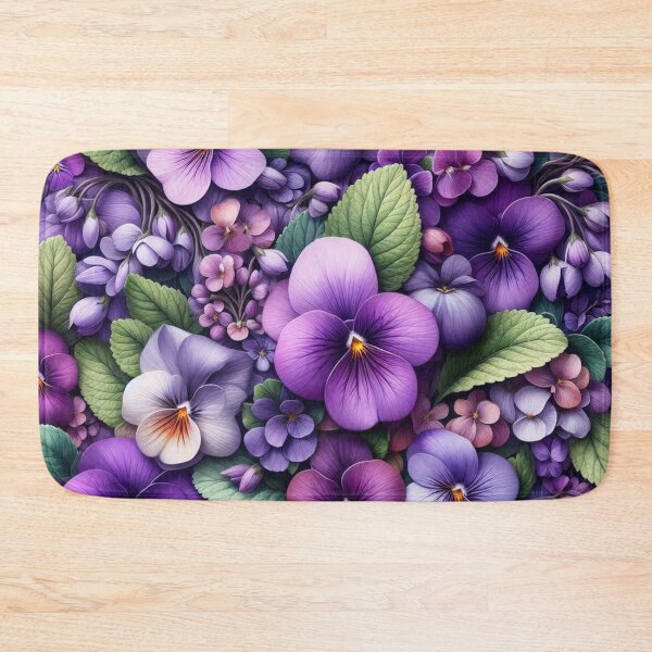Item preview, Pretty Purple Violets designed and sold by TinCatOutPost.
