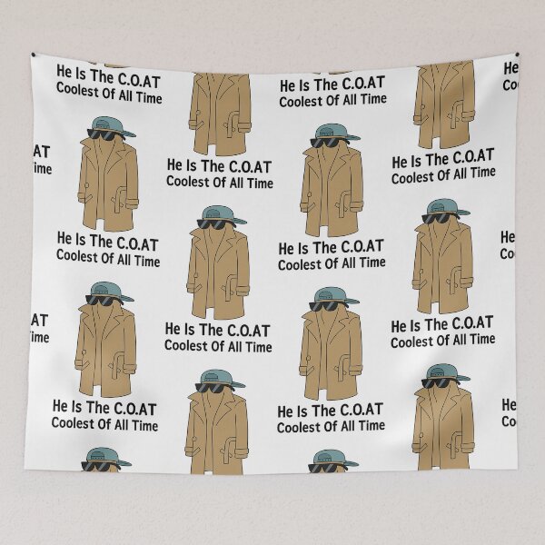 Item preview, C.O.A.T. – Coolest Of All Time | GOAT Pun Parody | Funny Cool Coat Design | Streetwear Wordplay Graphic designed and sold by Donsean22.