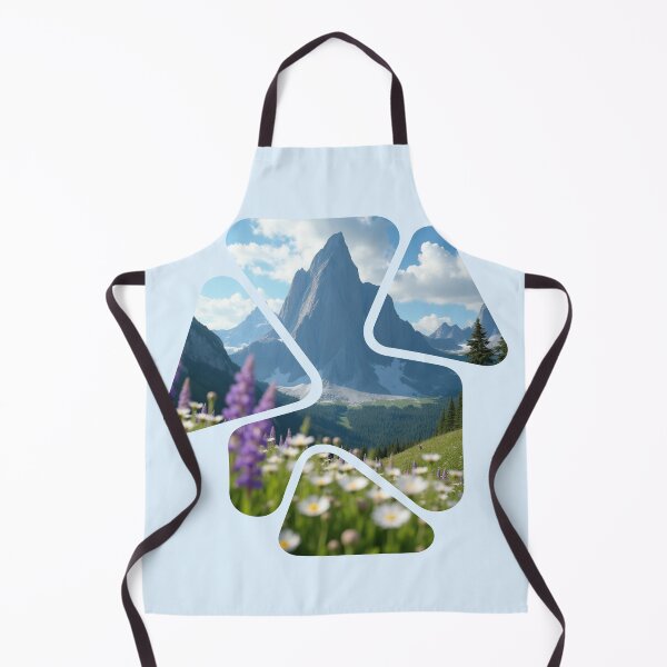 Item preview, Peak Prism Mountain Landscape - Abstract Geometric Meadows designed and sold by PriyaMagic.