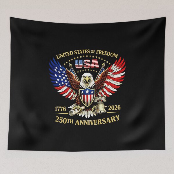 Item preview, USA Independence 250th Anniversary 1776 2026 Patriotic Eagle 4th of July  designed and sold by gear-posters.