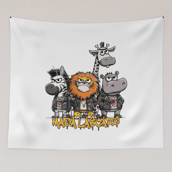 Item preview, Mada Lascars - animal humor and rebellious style designed and sold by francoisville.