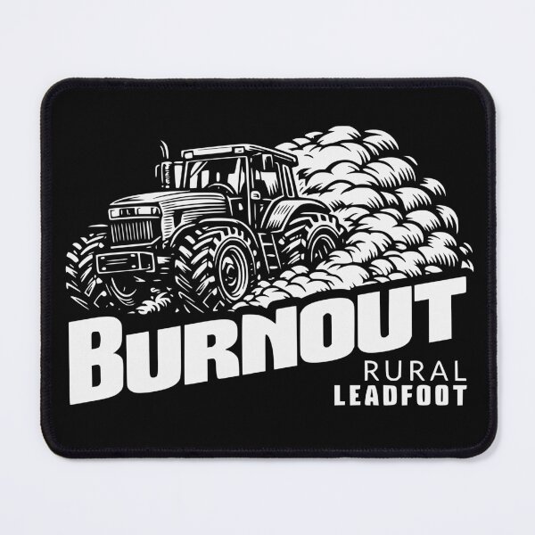 Item preview, Funny Tractor Burnout Rural Lead Foot Graphic // V1 White designed and sold by 3rd Eye Perceptions.