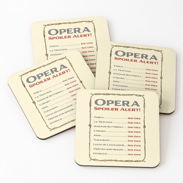 Item preview, Opera Spoiler Alert designed and sold by travelwitheric.