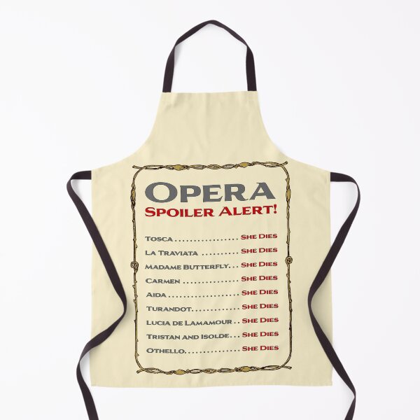 Item preview, Opera Spoiler Alert designed and sold by travelwitheric.