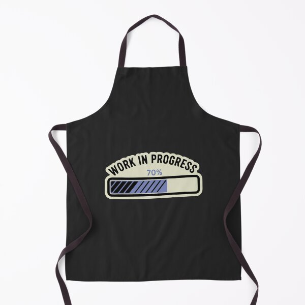 Item preview, "Work In Progress 70%" Funny Retro Loading Bar Computer Meme designed and sold by Cipher & Soul.