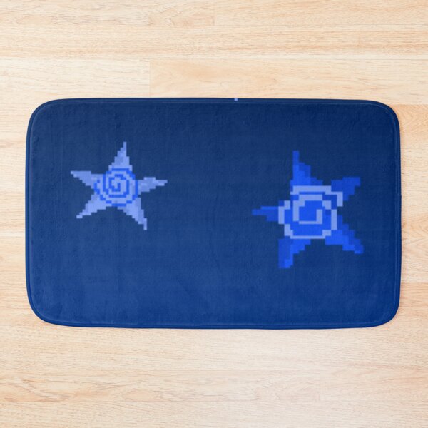 Item preview, Blue background print with stars. Pixel art. designed and sold by YaroshMaria.