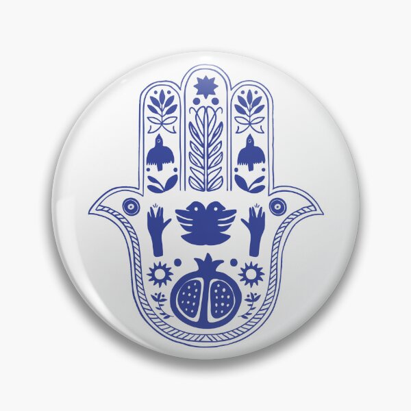 Item preview, Blue Hamsa designed and sold by Simcha Art.