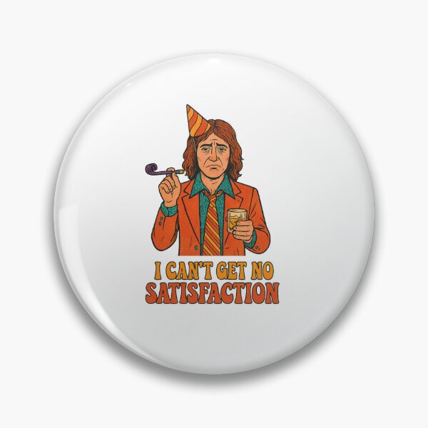 Item preview, I Can’t Get No Satisfaction – Sad Aesthetic Party Illustration | Rolling Stones Inspired Melancholy Art | Depressed Mood Design designed and sold by Donsean22.