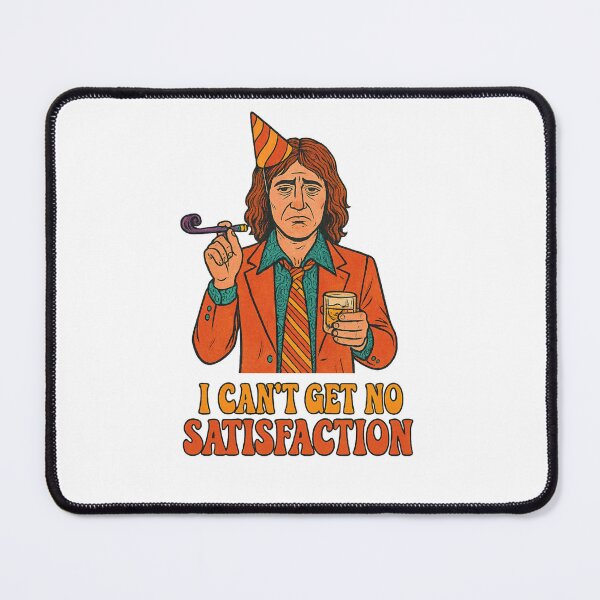 Item preview, I Can’t Get No Satisfaction – Sad Aesthetic Party Illustration | Rolling Stones Inspired Melancholy Art | Depressed Mood Design designed and sold by Donsean22.