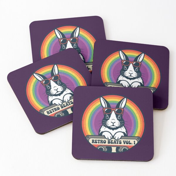 Item preview, Retro Beats Vol. 1 – Funky Rabbit Design designed and sold by Dogandesighn.
