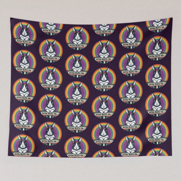 Item preview, Retro Beats Vol. 1 – Funky Rabbit Design designed and sold by Dogandesighn.