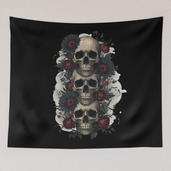 Aperçu de l'œuvre Pile of skulls créée et vendue par Tragedyshop.