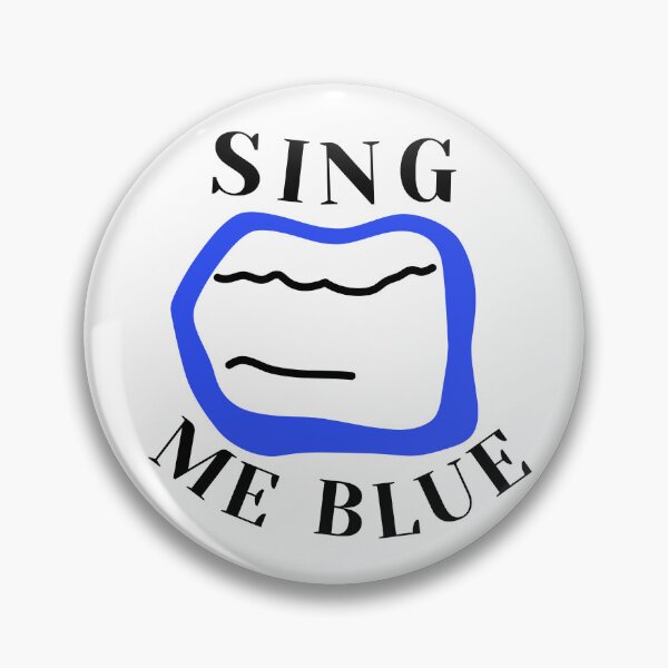 Item preview, Sing Me Blue Vocalist Minimalist Line Art designed and sold by LekkieStudioArt.