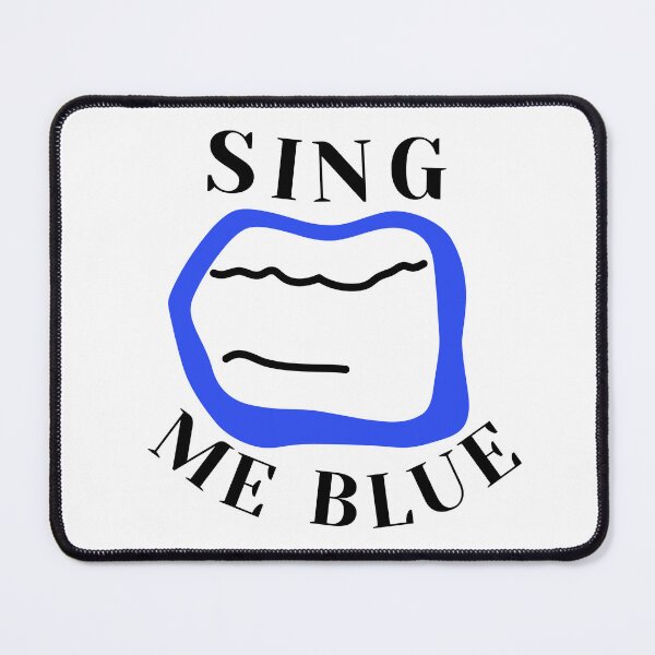 Item preview, Sing Me Blue Vocalist Minimalist Line Art designed and sold by LekkieStudioArt.