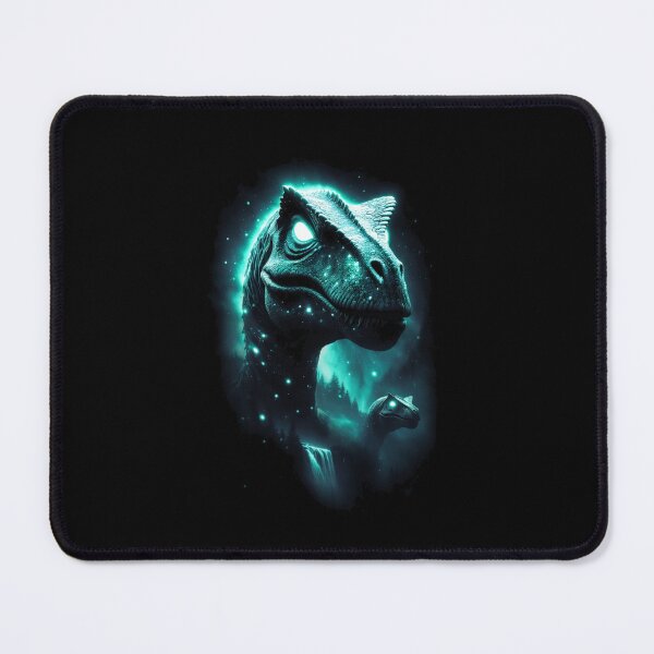 Item preview, Glowing Velociraptor Mystical Moonlight Dinosaur Art designed and sold by Syrupulse.