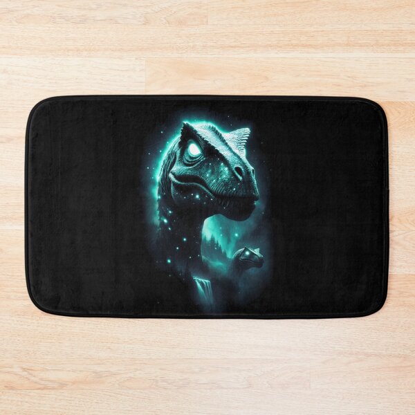 Item preview, Glowing Velociraptor Mystical Moonlight Dinosaur Art designed and sold by Syrupulse.