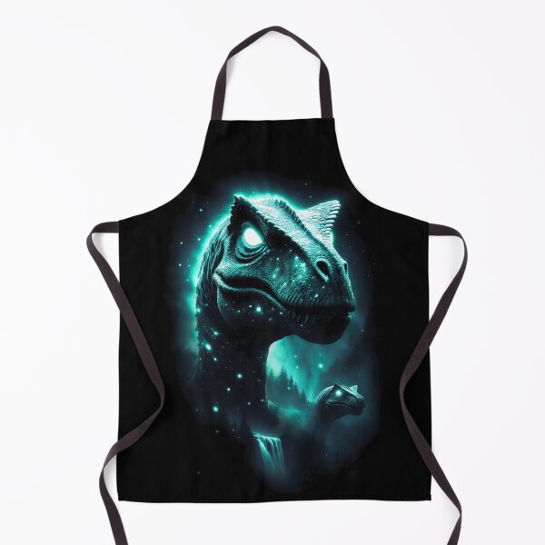 Item preview, Glowing Velociraptor Mystical Moonlight Dinosaur Art designed and sold by Syrupulse.