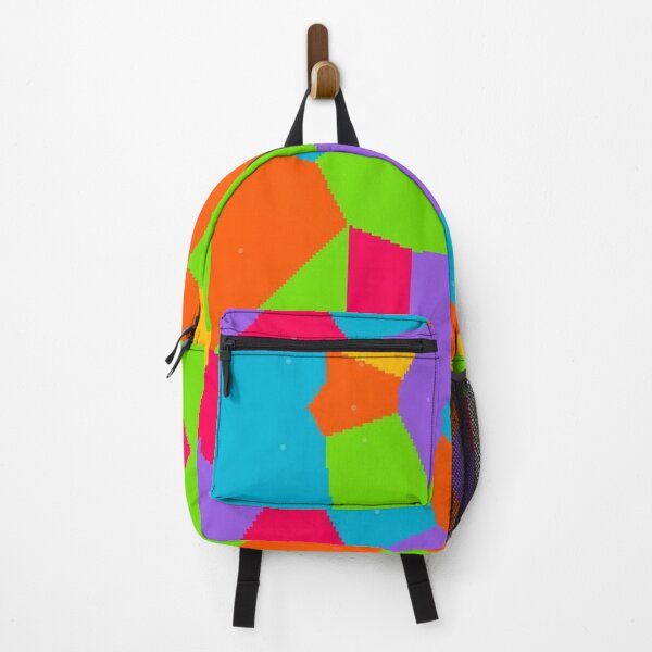 Item preview, Neon Fault Voronoi Geometric Abstract Art Print designed and sold by VeluxCreative.