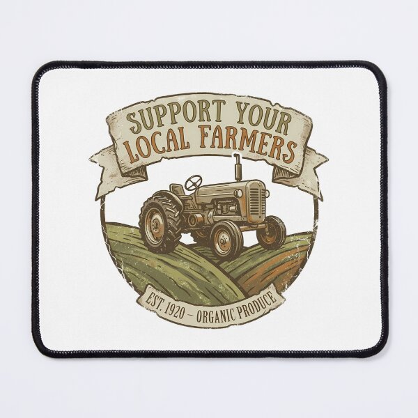 Item preview, Support Your Local Cannabis Farmers Vintage Tractor designed and sold by chattsuede.