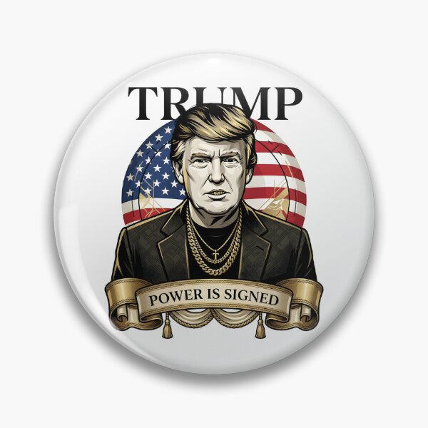 Item preview, Trump Signature Power Shirt – Luxury Gold Portrait Streetwear Tee US Dollar Theme designed and sold by relso.